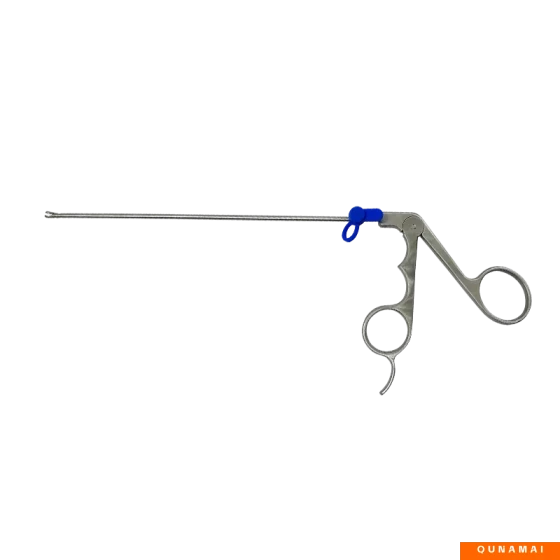 The UBE surgical tool, the nucleus pulposus forceps, is a straight round 3MM diameter, used under the cervical ULBD