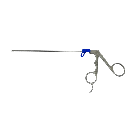 The UBE surgical tool, the nucleus pulposus forceps, is a straight round 3MM diameter, used under the cervical ULBD