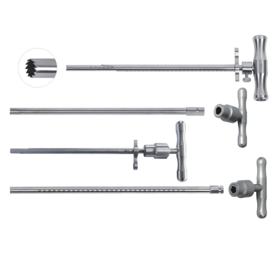 Safety ring saw with handle for spinal endoscopy surgical instruments