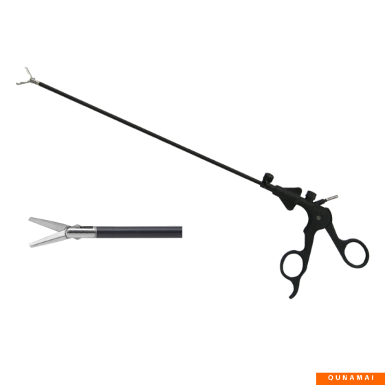Laparoscopic surgical instrument scissors straight type (double action) 5MMX330MM