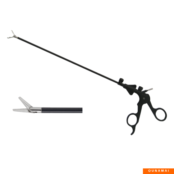 Laparoscopic surgical instrument scissors (straight cut) single motion 5MMX330MM