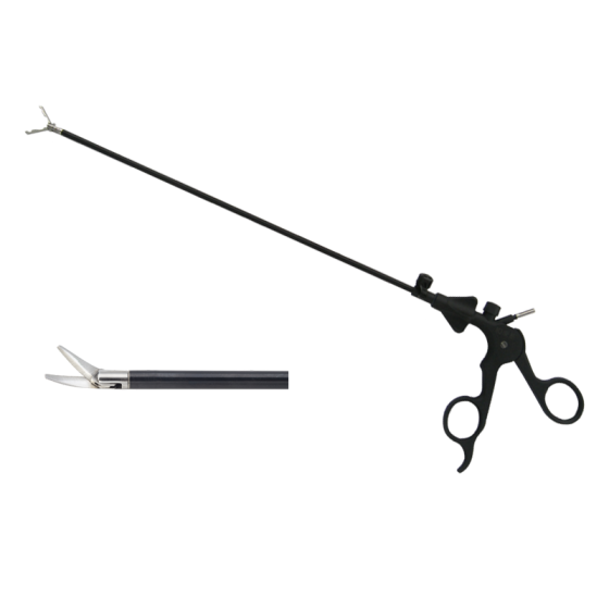 Лапароскопические ножницы хирургического инструмента изогнутые ножницы (однодвигательные) 5MMX330MM