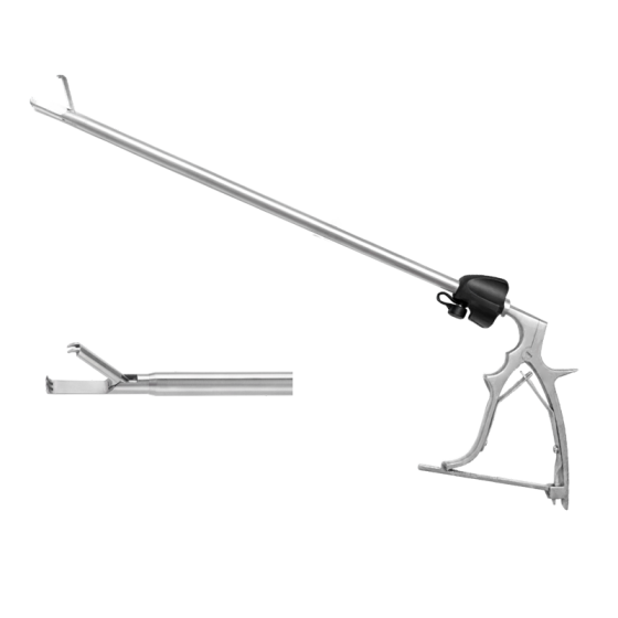 Лапароскопический хирургический инструмент большие щипцы (2+3/ зубы) 10MMX330MM