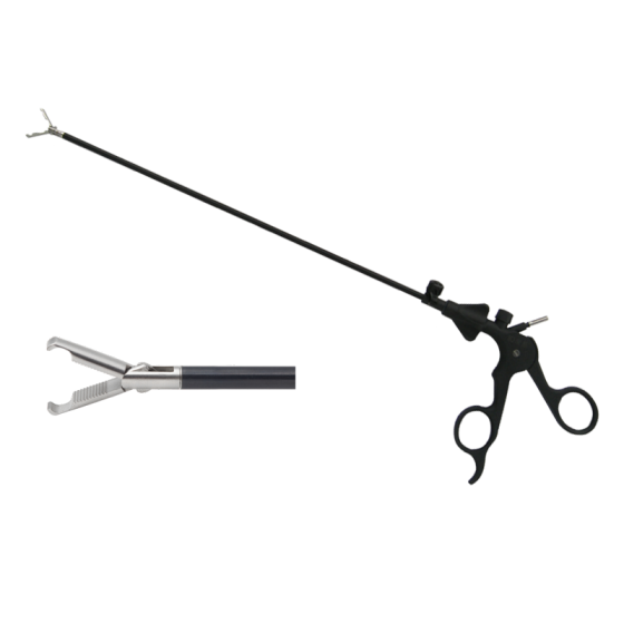 Instrument chirurgical laparoscopique pince de saisie (traction anastomotique) 5MMX330MM