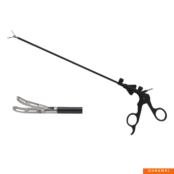 Laparoscopic surgical instrument gripper (two-hole gastric gripper) 5MMX330MM