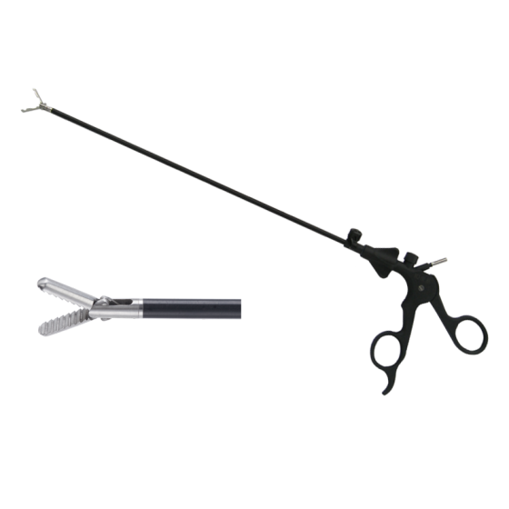 Pince laparoscopique pour instrument chirurgical (bouche en forme de cuvette à dent inversée) 5MMX330MM