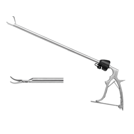 Pinze laparoscopiche per separazione strumentale chirurgica (bent) 45 mm 10MMX330MM