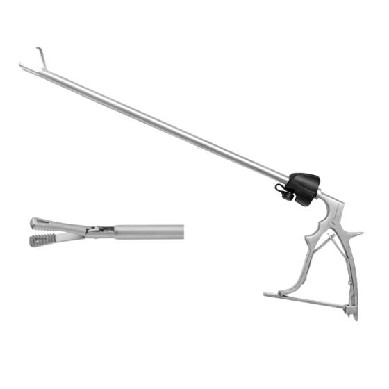 Pinza chirurgica laparoscopica (non invasiva) 10MMX330MM