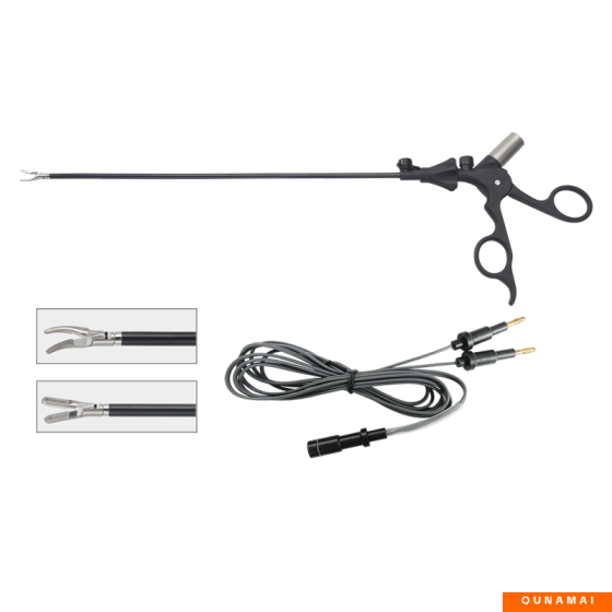Laparoscopic surgical instruments: Bipolar electrocoagulation forceps (three-part forceps) 5MMX320MM