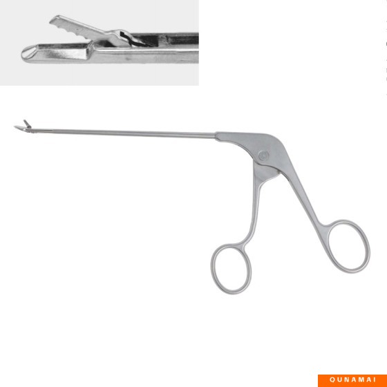 Arthroscopy - Hip labrum blue forceps - Menial lip biting and cutting forceps - Straight type - Specification - 1.8mm x 120mm