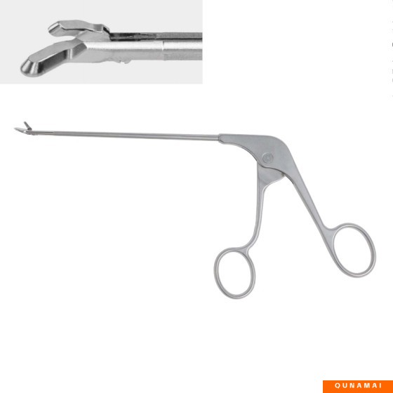 Arthroscopy - Narrow aperture - Narrow aperture blue forceps - narrow aperture left-bend biting and cutting forceps - left-bend - Specification - 3.2mm x 120mm