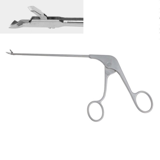 Arthroscopy - rotator cuff suture forceps - left bend