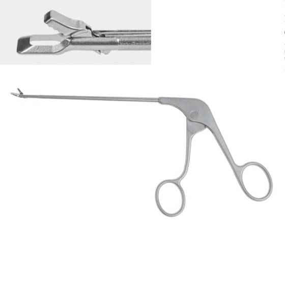 Arthroscopy - Square bite cutting pliers - blue pliers - shovel-shaped bite cutting pliers - Straight type - Specification - 4.5mm x 120mm