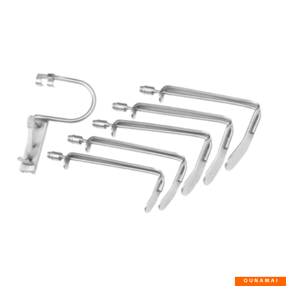 Laryngeal surgical instruments - Anesthesia opening device with optical fiber in the left direction