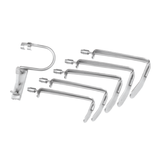 Laryngeal surgical instruments - Anesthesia opening device with optical fiber in the left direction