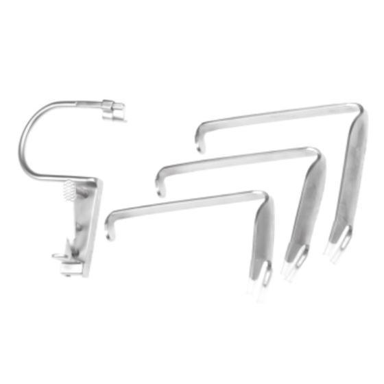 Laryngeal surgical instruments - Davis Mouth opener 4X1
