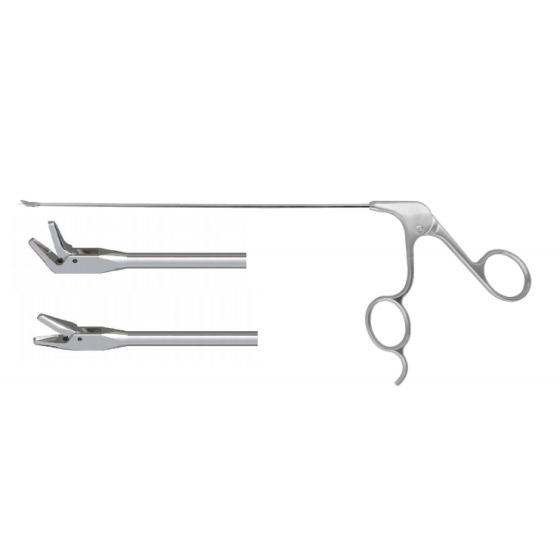Laryngeal surgical instruments - microlaryngeal forceps - triangular type