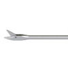喉外科器械。显微喉剪 - 喉科-剪刀: 3MMX260MM/0°;